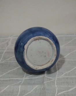 ①李朝瑠璃釉小瓶３