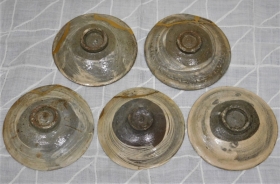 ②鶏龍山刷毛目皿5客２