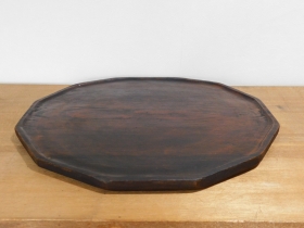 ①李朝ソバン十二角天板盆１