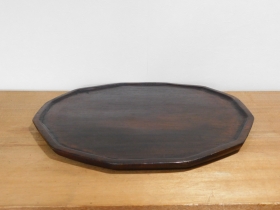 ①李朝ソバン十二角天板盆２