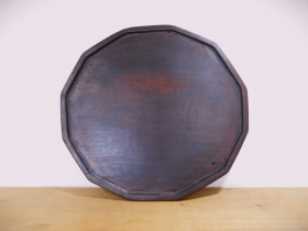 ②李朝ソバン十二角天板盆２