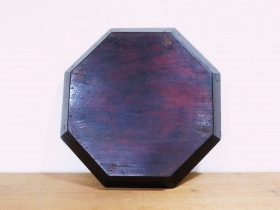 ③李朝木製八角盆