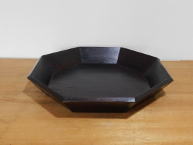 ②李朝木製八角盆ｂ 1