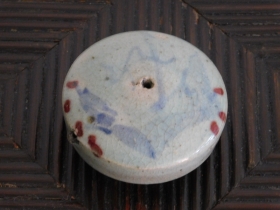 辰砂染付水滴②