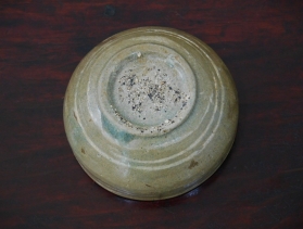 ⑪三島白黒象嵌盃2