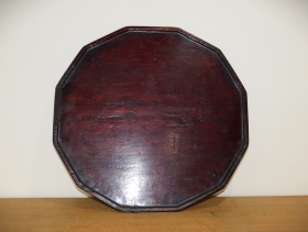 ④李朝ソバン十二角天板盆ｂ 2