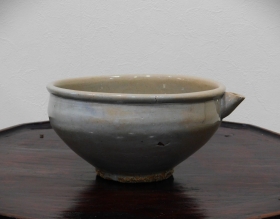 ②李朝白磁片口色変り１