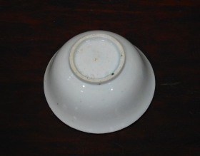 ④李朝初期白磁盃小３
