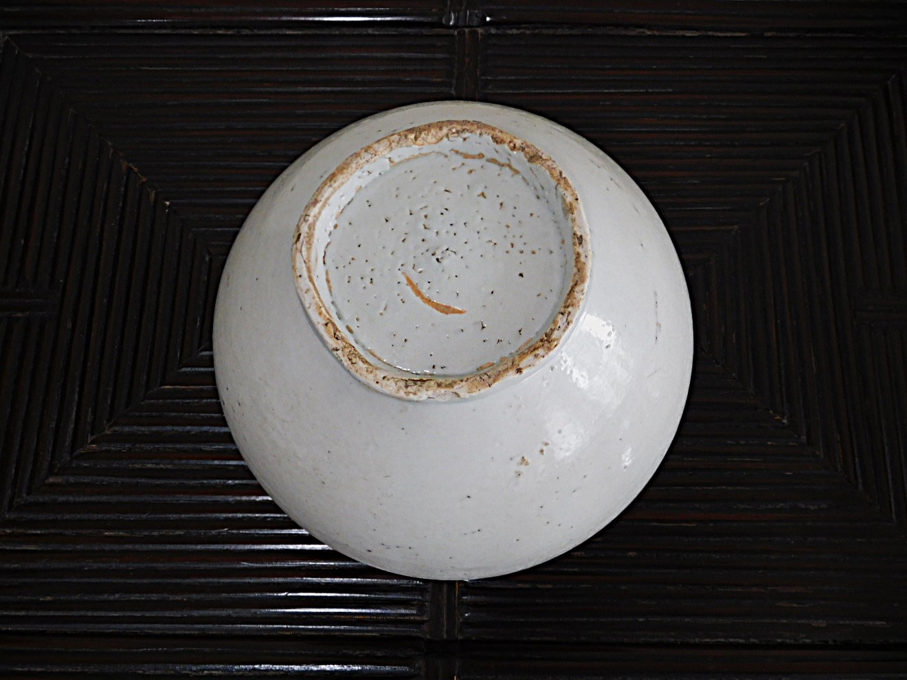 ⑦李朝白磁丸壺大 3