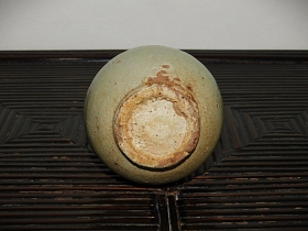 ④三島白黒象嵌柳紋徳利 3